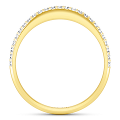 Diamond Wedding Band Talia 0.25 Cts 14K Yellow Gold