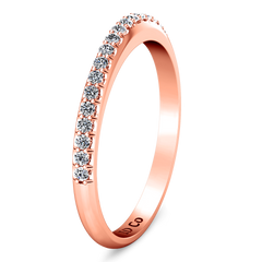 Diamond Wedding Band Talia 0.25 Cts 14K Rose Gold