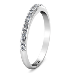 Diamond Wedding Band Talia 0.25 Cts 14K White Gold