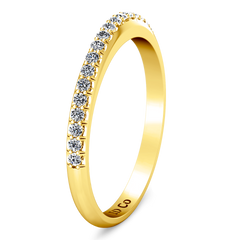 Diamond Wedding Band Talia 0.25 Cts 14K Yellow Gold
