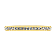Diamond Wedding Band Talia 0.25 Cts 14K Yellow Gold