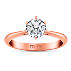 Solitaire Engagement Ring Alexa  14K Rose Gold