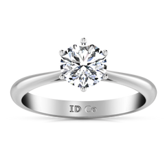 Solitaire Engagement Ring Alexa  14K White Gold