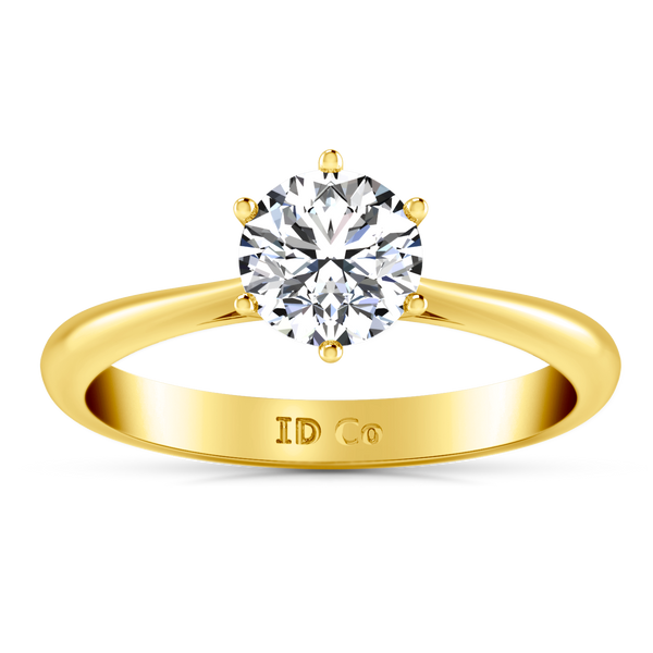 Solitaire Engagement Ring Alexa  14K Yellow Gold
