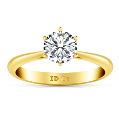 Solitaire Engagement Ring Alexa  14K Yellow Gold