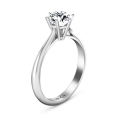 Solitaire Engagement Ring Alexa  14K White Gold