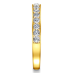 Diamond Wedding Band Carina 0.61 Cts 14K Yellow Gold