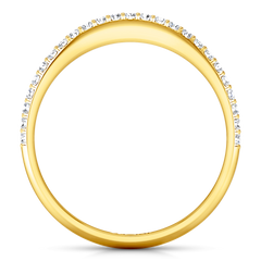 Diamond Wedding Band Mandy 0.29 Cts 14K Yellow Gold