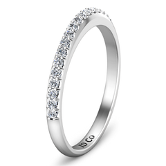 Diamond Wedding Band Mandy 0.29 Cts 14K White Gold