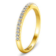 Diamond Wedding Band Mandy 0.29 Cts 14K Yellow Gold