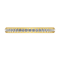 Diamond Wedding Band Mandy 0.29 Cts 14K Yellow Gold