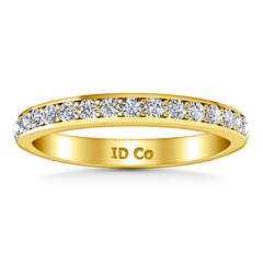 Diamond Wedding Band Patricia 0.61 Cts 14K Yellow Gold