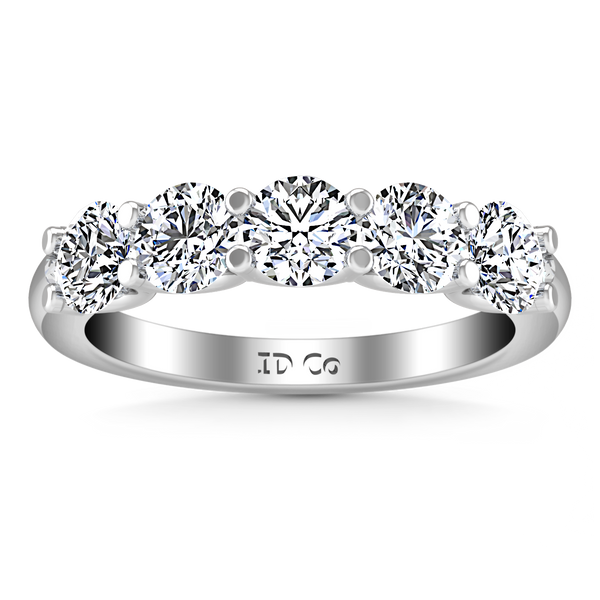 Diamond Wedding Band Jenny 0.25 Cts 14K White Gold