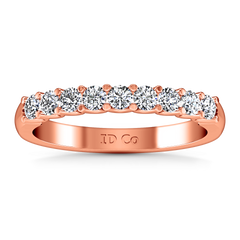 Diamond Wedding Band Nicole 0.63 Cts 14K Rose Gold