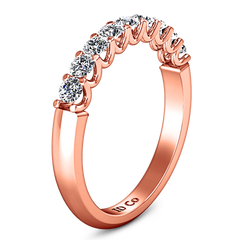 Diamond Wedding Band Nicole 0.63 Cts 14K Rose Gold