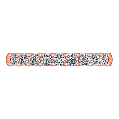 Diamond Wedding Band Nicole 0.63 Cts 14K Rose Gold