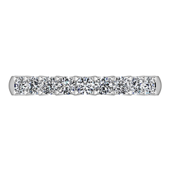 Diamond Wedding Band Nicole 0.63 Cts 14K White Gold