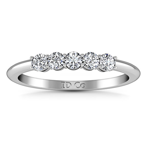 Diamond Wedding Band Lucerne 0.25 Cts 14K White Gold