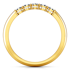 Diamond Wedding Band Lucerne 0.25 Cts 14K Yellow Gold