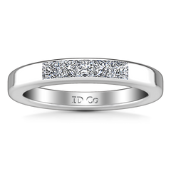 Diamond Wedding Band Abelia 0.35 Cts 14K White Gold