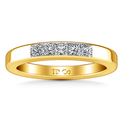 Diamond Wedding Band Abelia 0.35 Cts 14K Yellow Gold