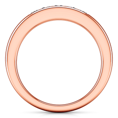 Diamond Wedding Band Abelia 0.35 Cts 14K Rose Gold