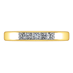 Diamond Wedding Band Abelia 0.35 Cts 14K Yellow Gold