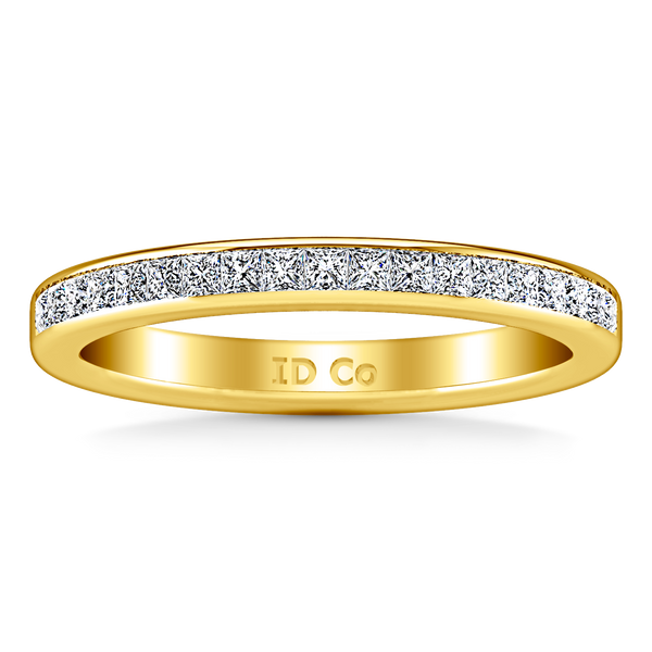 Diamond Wedding Band Amy 0.57 Cts 14K Yellow Gold