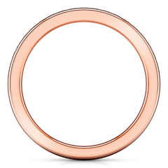 Diamond Wedding Band Amy 0.57 Cts 14K Rose Gold
