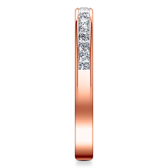 Diamond Wedding Band Amy 0.57 Cts 14K Rose Gold
