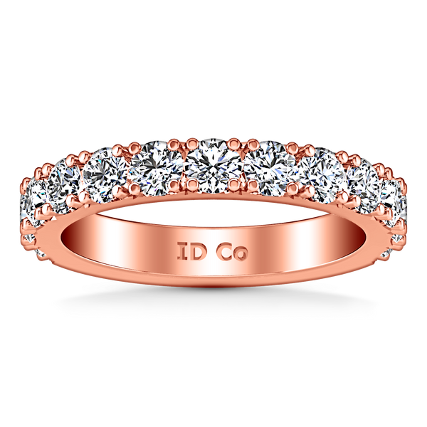 Diamond Wedding Band Kimberly 0.39 Cts 14K Rose Gold