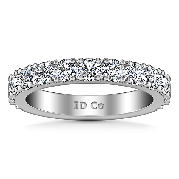 Diamond Wedding Band Kimberly 0.39 Cts 14K White Gold