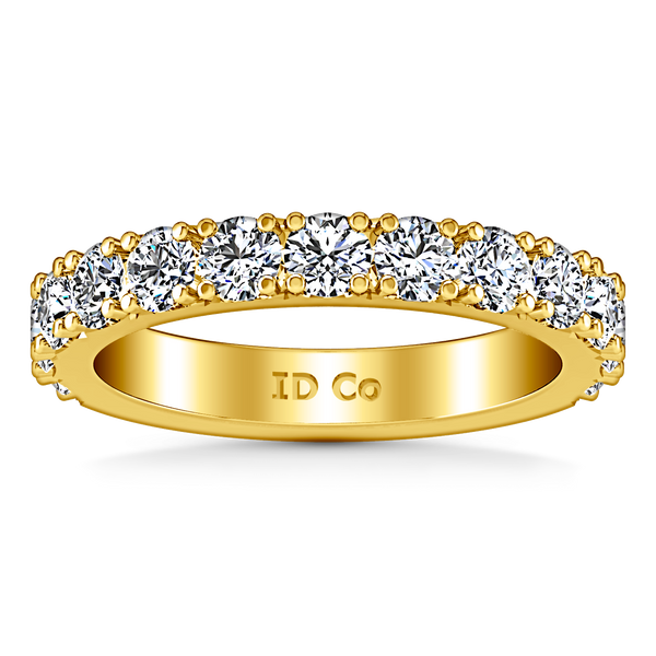 Diamond Wedding Band Kimberly 0.39 Cts 14K Yellow Gold