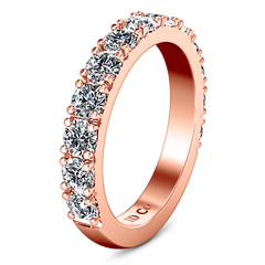 Diamond Wedding Band Kimberly 0.39 Cts 14K Rose Gold