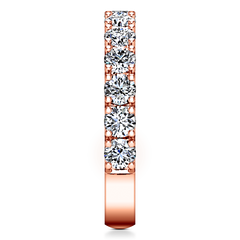 Diamond Wedding Band Kimberly 0.39 Cts 14K Rose Gold