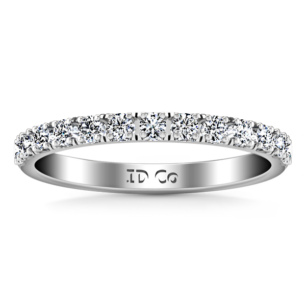 Diamond Wedding Band Larissa 0.51 Cts 14K White Gold