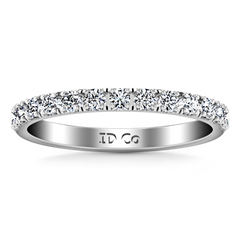 Diamond Wedding Band Larissa 0.51 Cts 14K White Gold