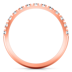 Diamond Wedding Band Larissa 0.51 Cts 14K Rose Gold