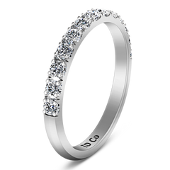 Diamond Wedding Band Larissa 0.51 Cts 14K White Gold