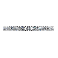 Diamond Wedding Band Larissa 0.51 Cts 14K White Gold