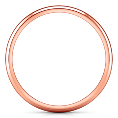 Wedding Band Comfort Fit 2Mm 14K Rose Gold