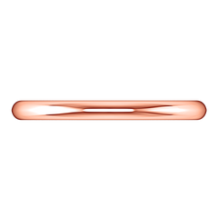 Wedding Band Comfort Fit 2Mm 14K Rose Gold