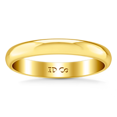 Wedding Band Comfort Fit 3Mm 14K Yellow Gold